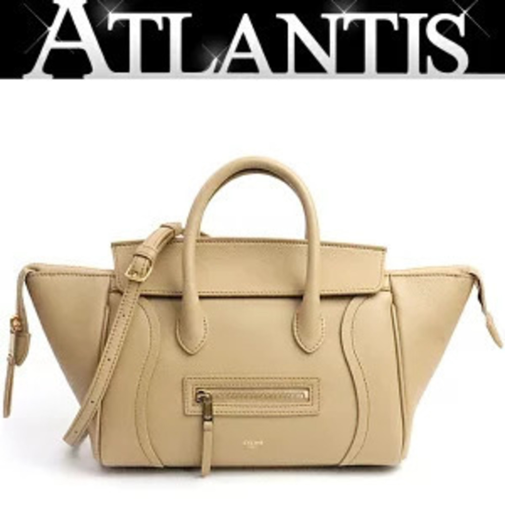 Celine Luggage bag Beige Cream